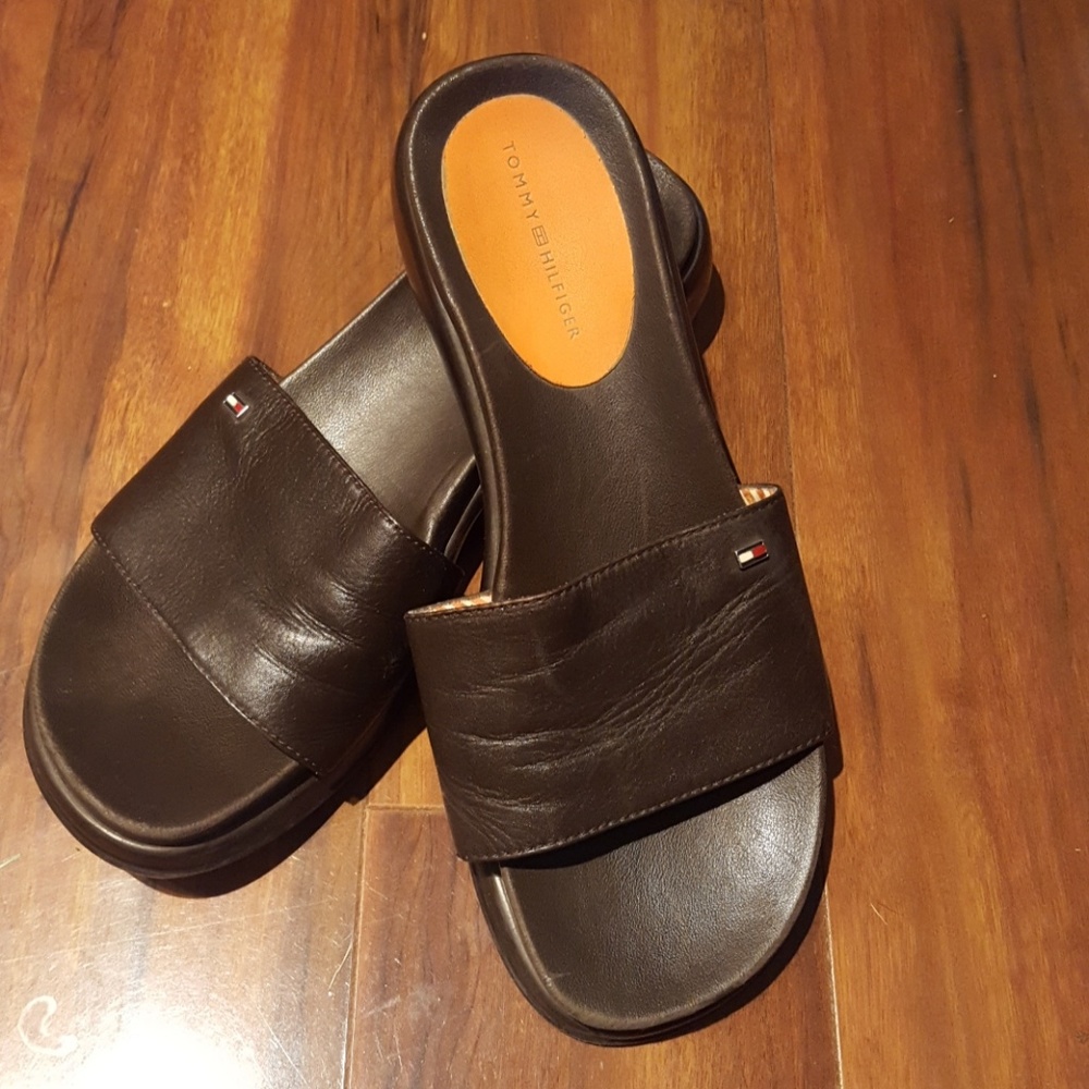 Tommy Hilfiger leather Sandals